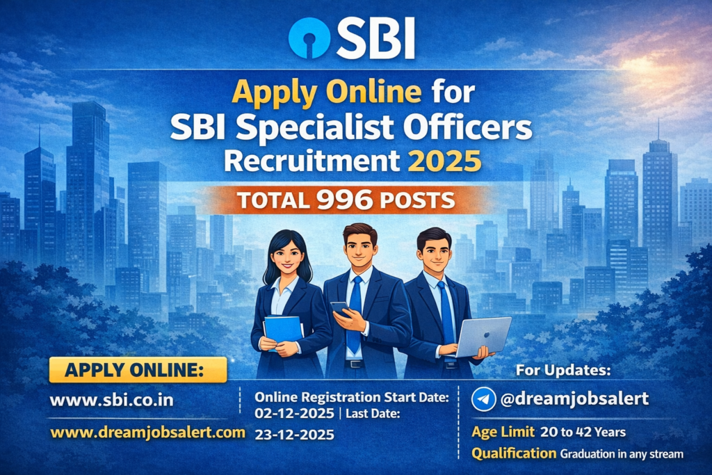SBI Specialist Officers Recruitment 2025