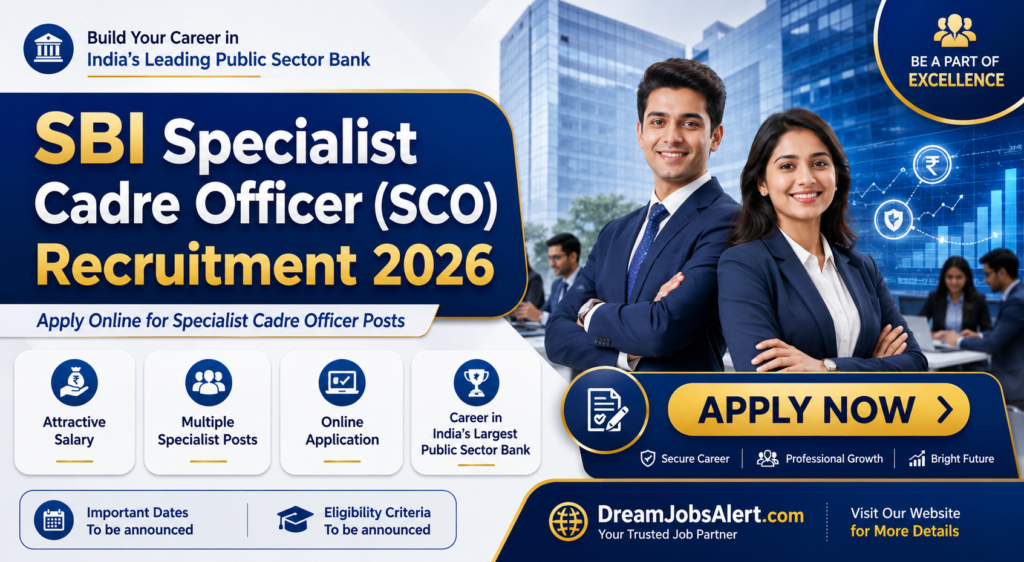 SBI SCO Specialist Cadre Officer Recruitment 2026 - 
